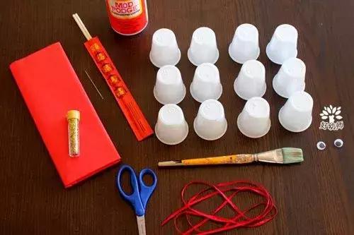 手工制作新年手工画,新年贺卡手工画2021年简单幼儿园