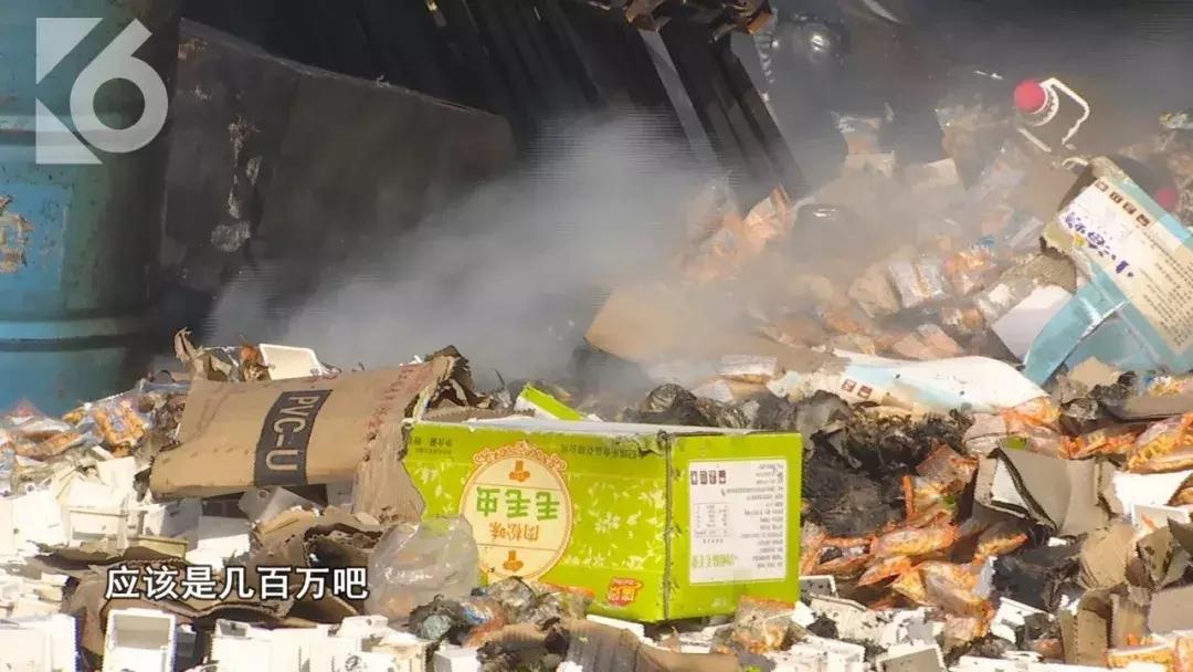 “这是我见过的最大的火…”数千平米仓库付之一炬