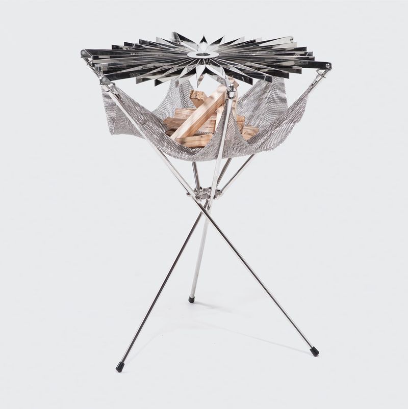 野外烧烤架折叠,简单好用的户外烧烤架