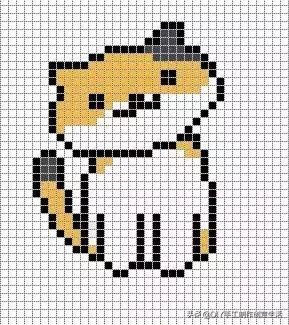 各种小猫的钩织教程,小猫身体和腿的钩织教程