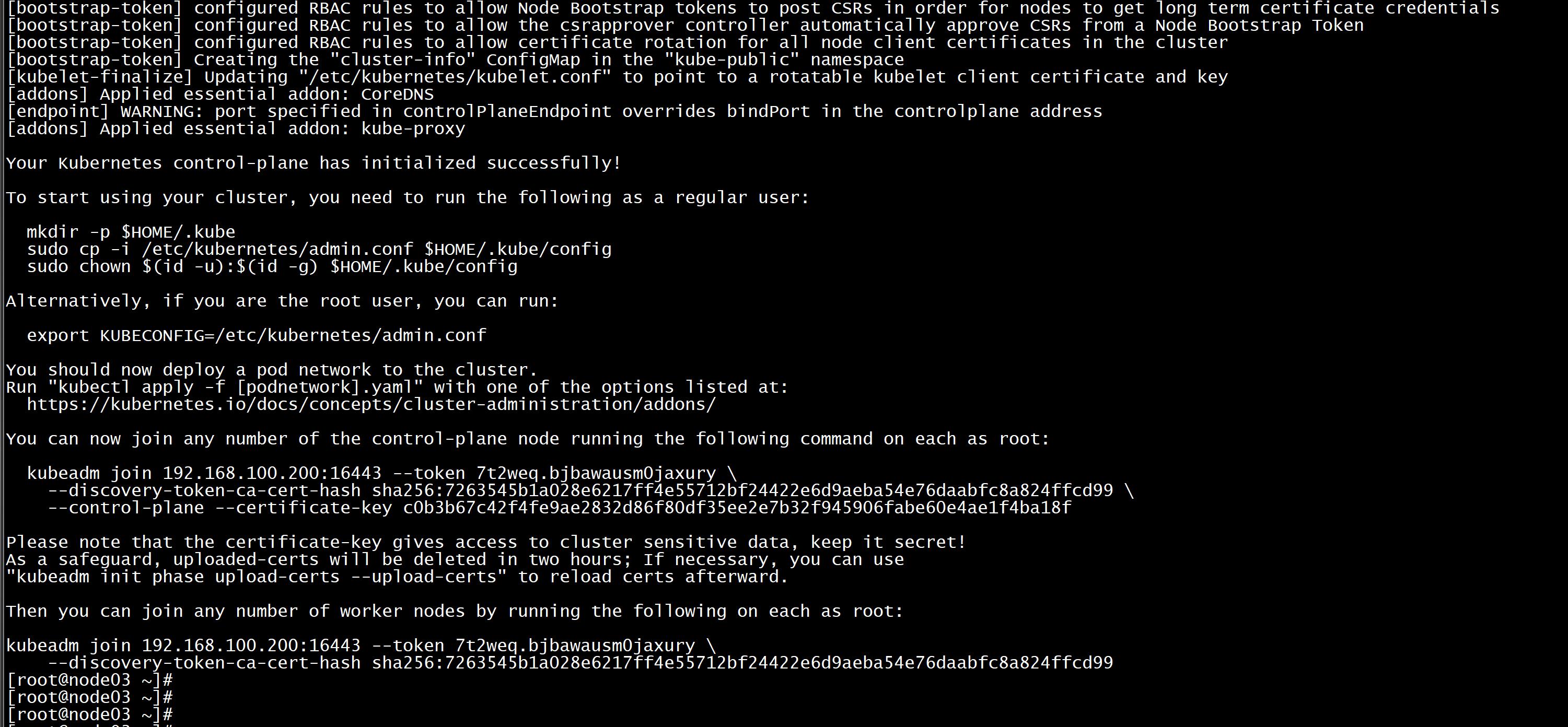kubeadm部署高可用k8s集群,kubeadm搭建k8s集群