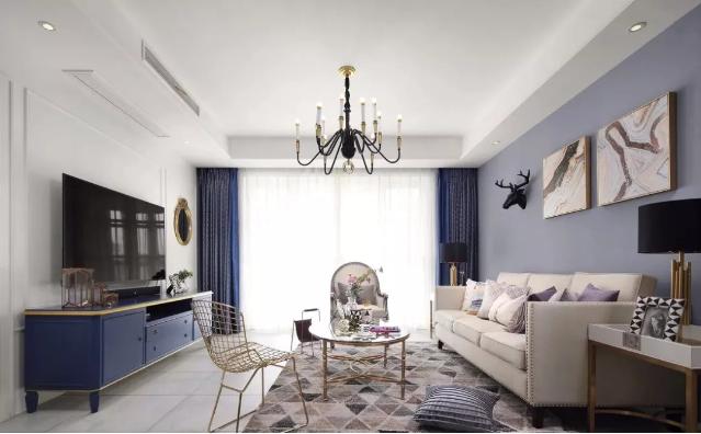 北欧美式整屋设计 (小户型高级感美式设计)