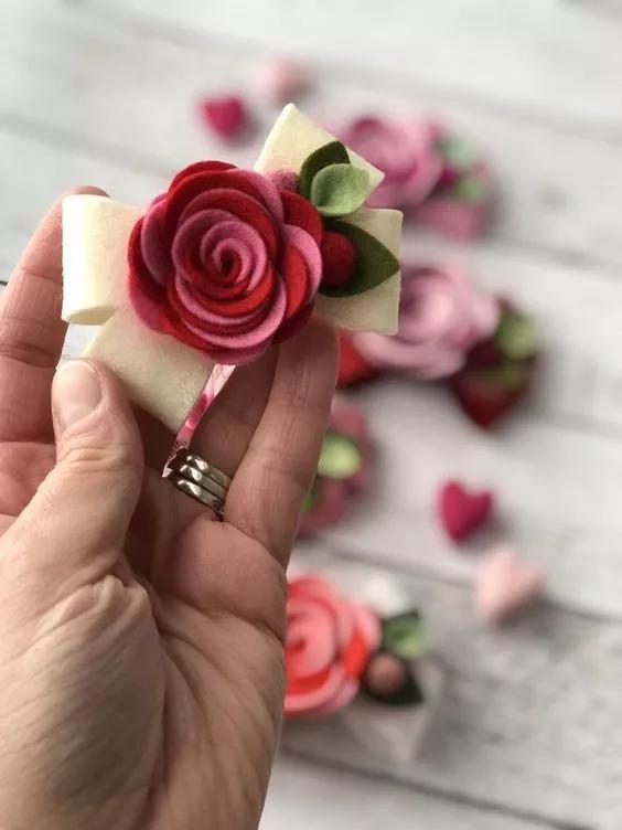 不织布仿真花束制作方法,不织布立体花制作教程清明节