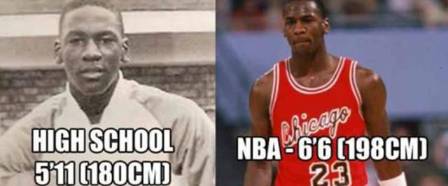巅峰期乔丹身高臂展,威少和乔丹身高对比