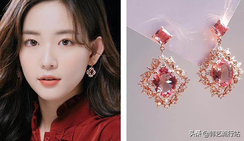 韩国耳环饰品高档气质,韩国低耳洞适合的耳环