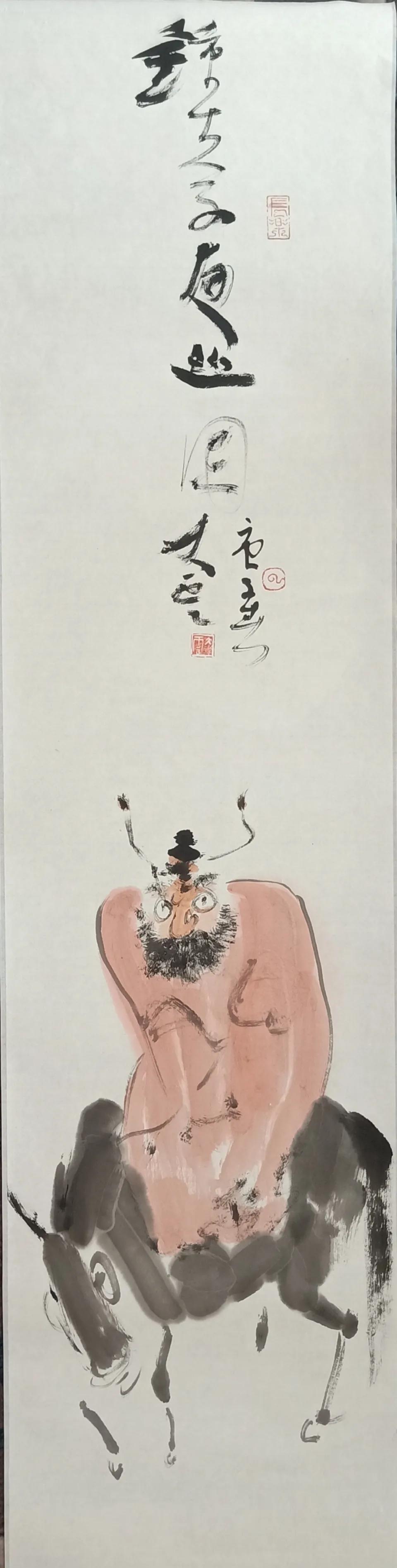 画家段云华的工笔画作品图片,书法大家珍贵挥毫视频