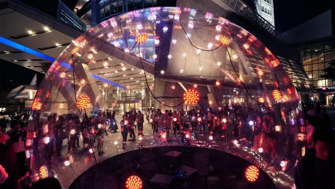 香港海滨长廊圣诞节,香港圣诞打卡地唯美视频