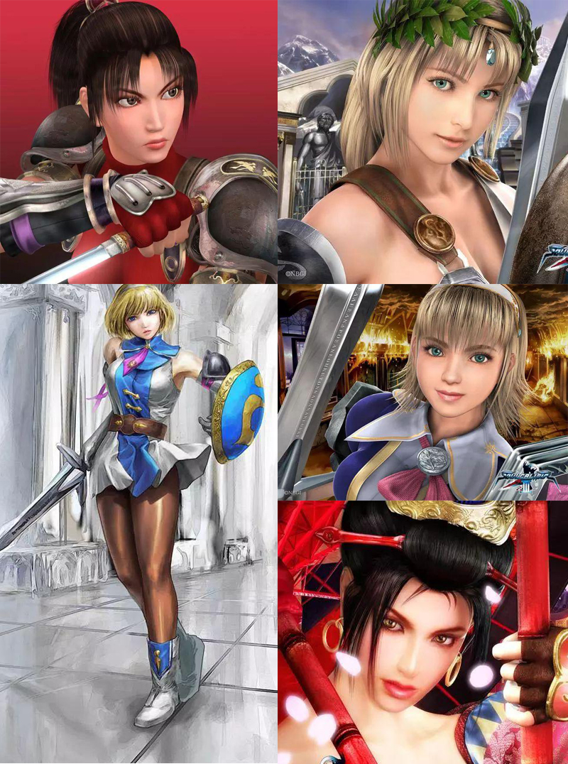 街机游戏里的女主角,街机游戏里的经典人物