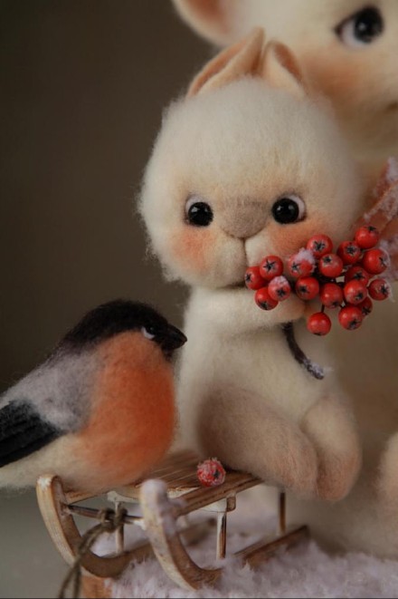 羊毛绒玩偶,羊毛毡玩偶是什么