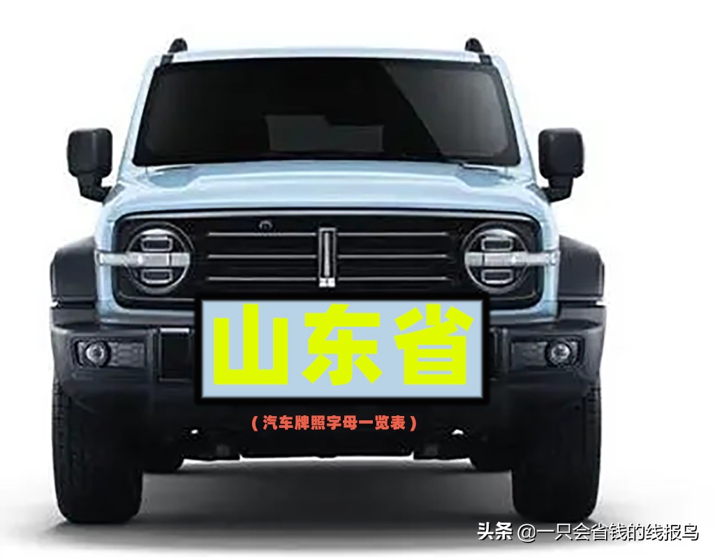 山东省汽车牌照字母排名规律,山东省车牌照排列顺序