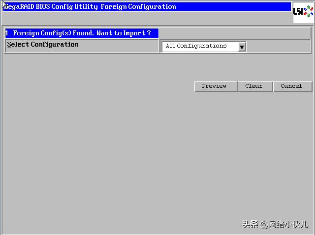 Ctrl+H快捷键阵列卡配置步骤(例如2008IMR/2108/2208、9271)