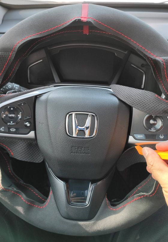 艺多不压身指的什么,通用方向盘套手缝详细教程