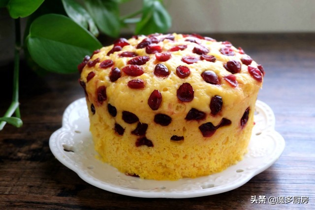 早餐奶香南瓜蒸糕,家常蒸南瓜发糕