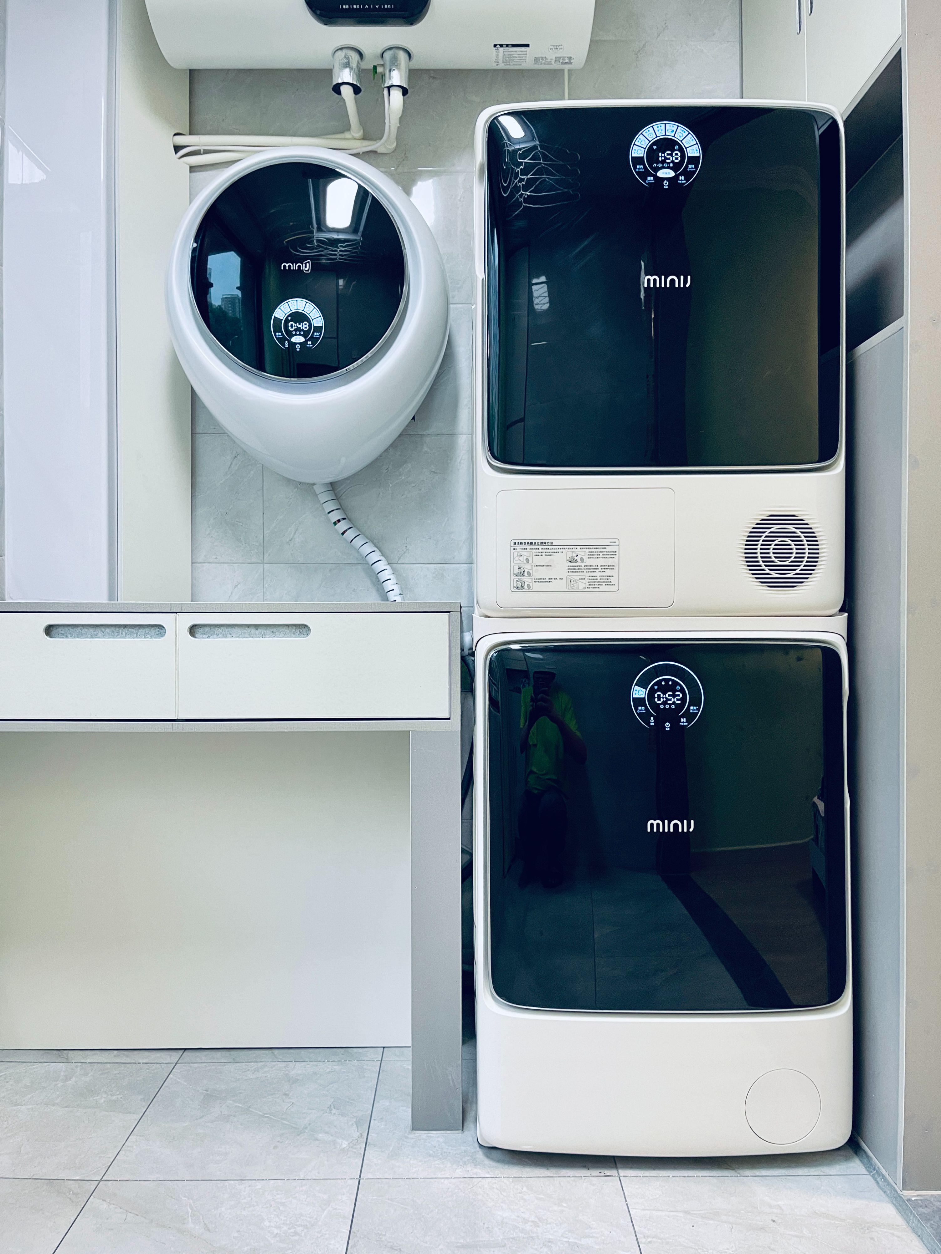 一字型洗衣房怎么布置好看,一平米洗衣房晾衣设计