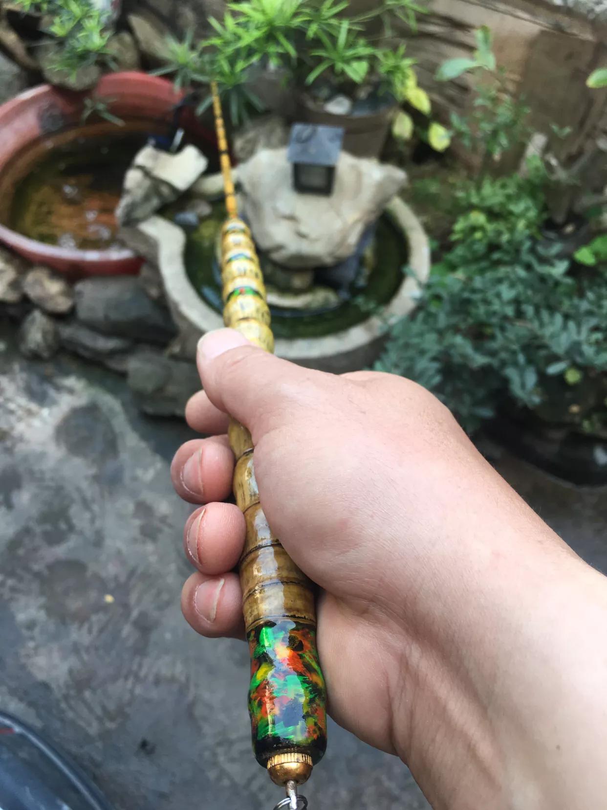 手竿换把怎么换,罗汉竹手竿