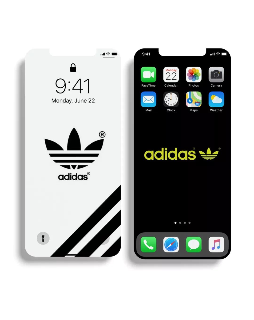 adidas炫彩壁纸高清版 (阿迪达斯超轻潮图壁纸)
