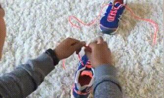 如何教孩子快速系鞋带,怎样教孩子系鞋带又快又好还不松