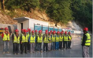 镇安抽水电站主体工程,镇安抽水蓄能电站施工现场