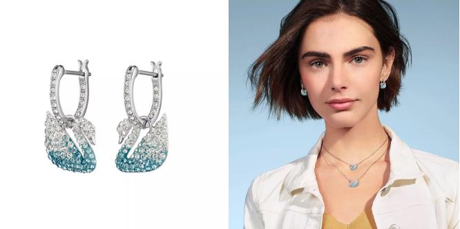 气质女生适合戴什么首饰,施华洛世奇粉色蓝色哪款好看
