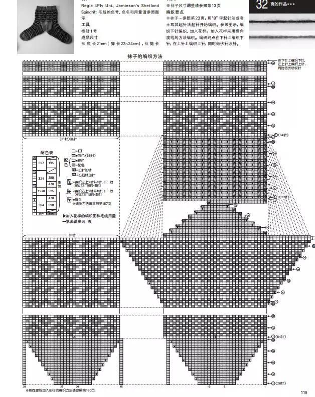 自己织的毛线袜,在家穿的毛线袜怎么织