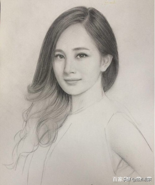 白浅上神你值得拥有，素描大幂幂的“魂”教程