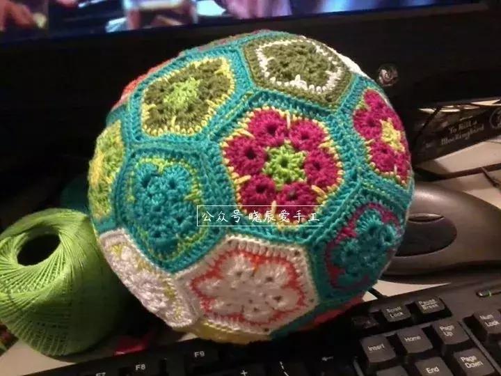 钩织足球篮球橄榄球,橄榄球球钩针