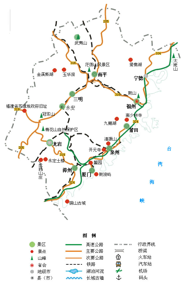 全国旅游景点详细地图大全,最新版中国各省市旅游景点地图