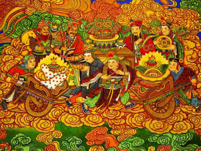 黑虎玄坛赵公明宝诰读诵版,正财神黑虎玄坛赵公明