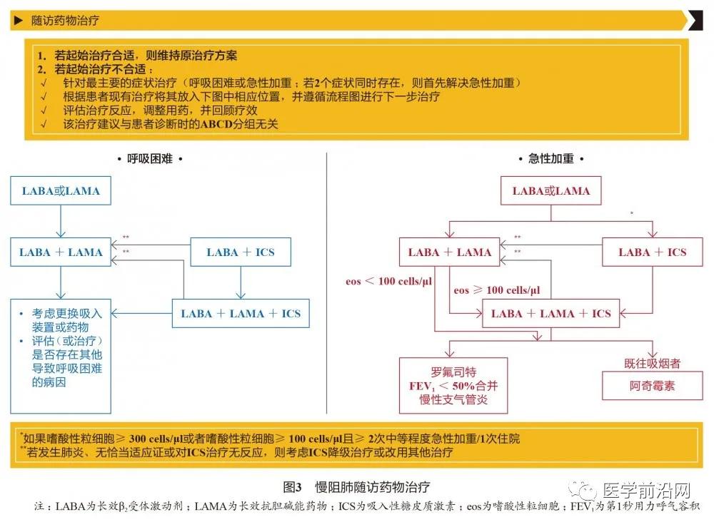 2024年gold慢阻肺指南,gold慢阻肺疾病评估分组