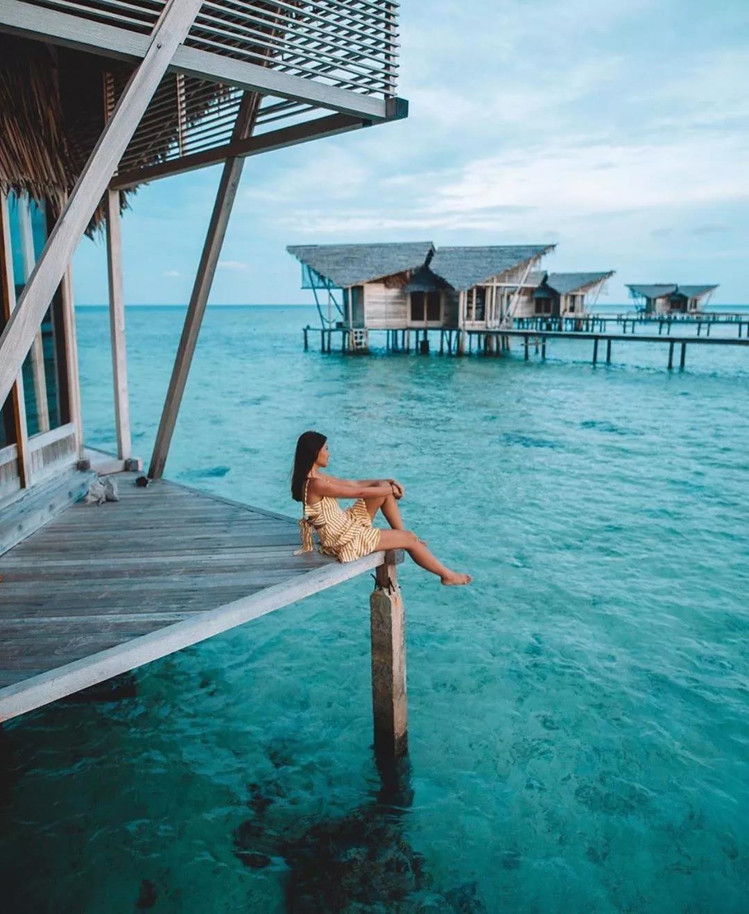 巴厘岛梦幻沙滩无边游泳池,浪漫至极的神仙小岛