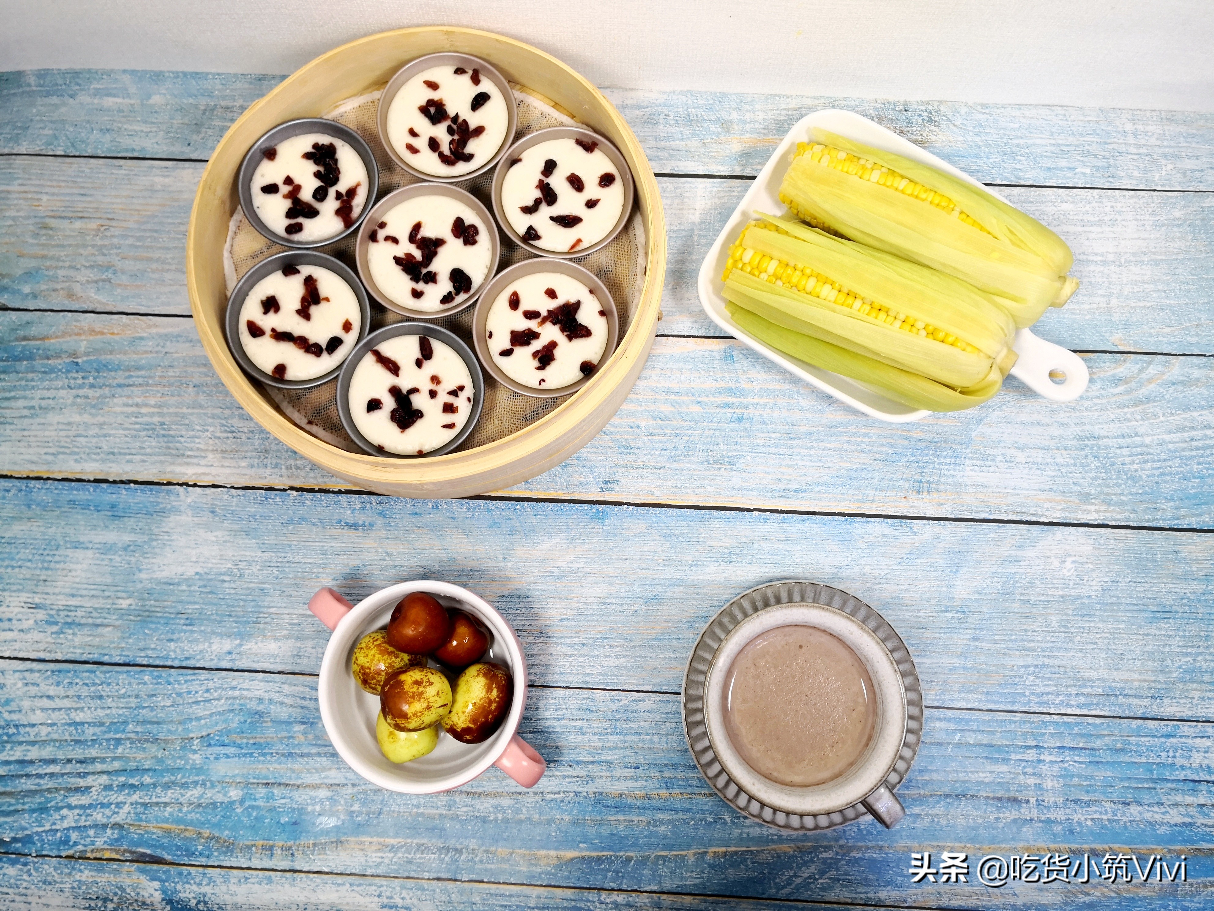 婆婆做红糖发糕,怎样做的大米发糕又软又糯又劲道