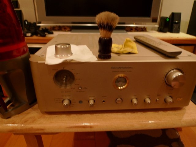 音响初烧也要有HIEND精神，马兰士宝华银线脚垫扩散板统统拿来用