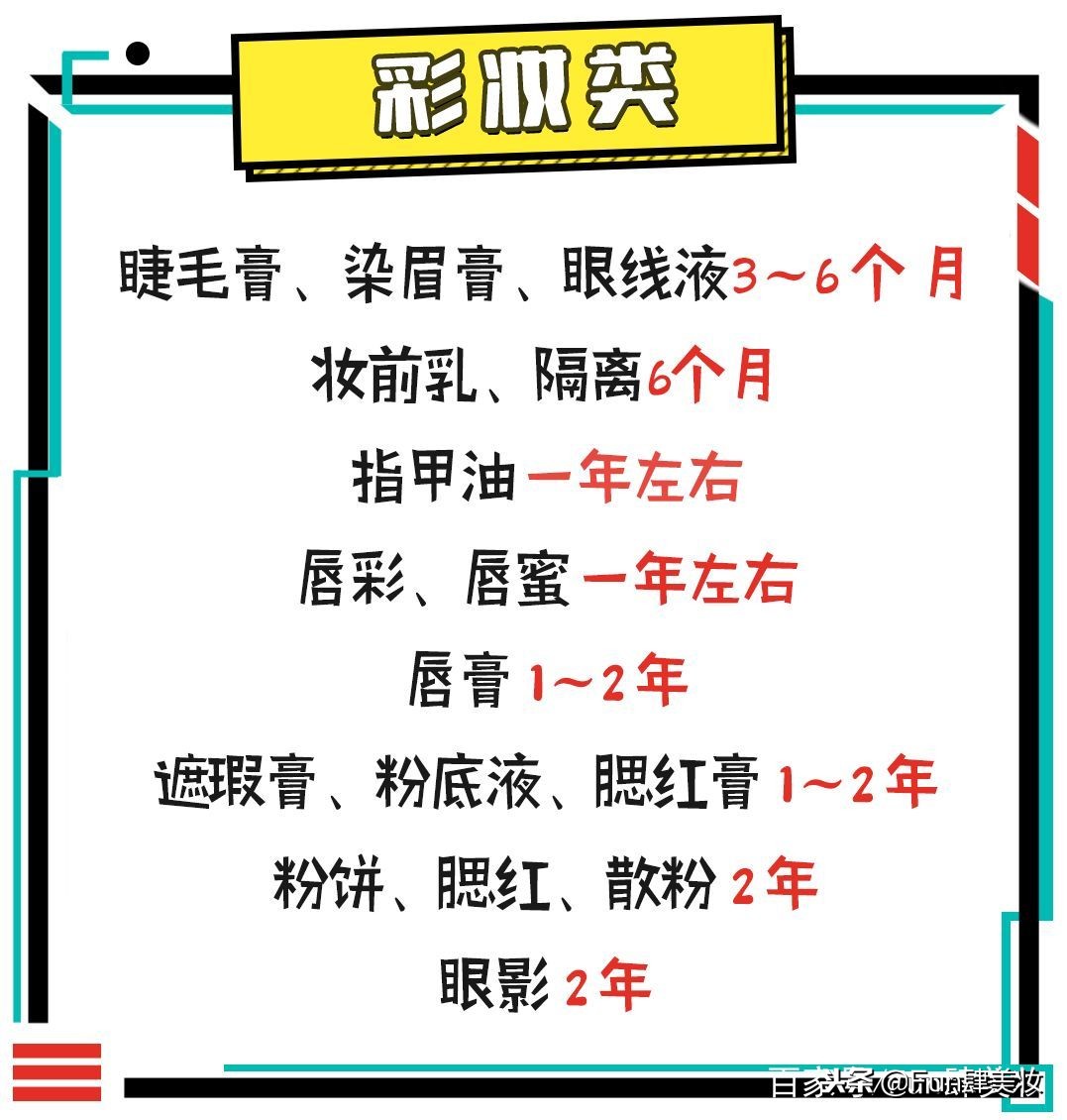 化妆品保质期一般都是多久,化妆品保质期一般多久啊