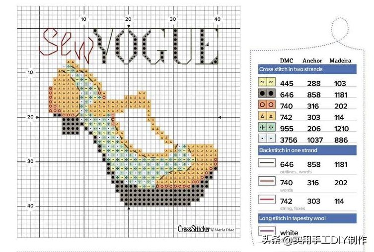 简单的十字绣印花,十字绣可爱图片