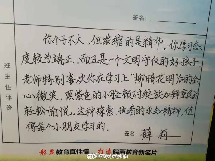 优秀小学生成绩报告单老师评语,优秀成绩报告单教师评语