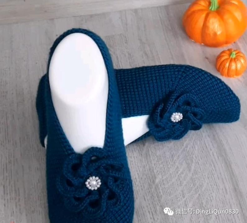 波西米亚风手工编织鞋子,针织作品50款