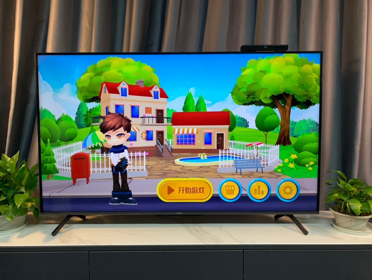 不用主机电视玩游戏,不用电视的体感游戏