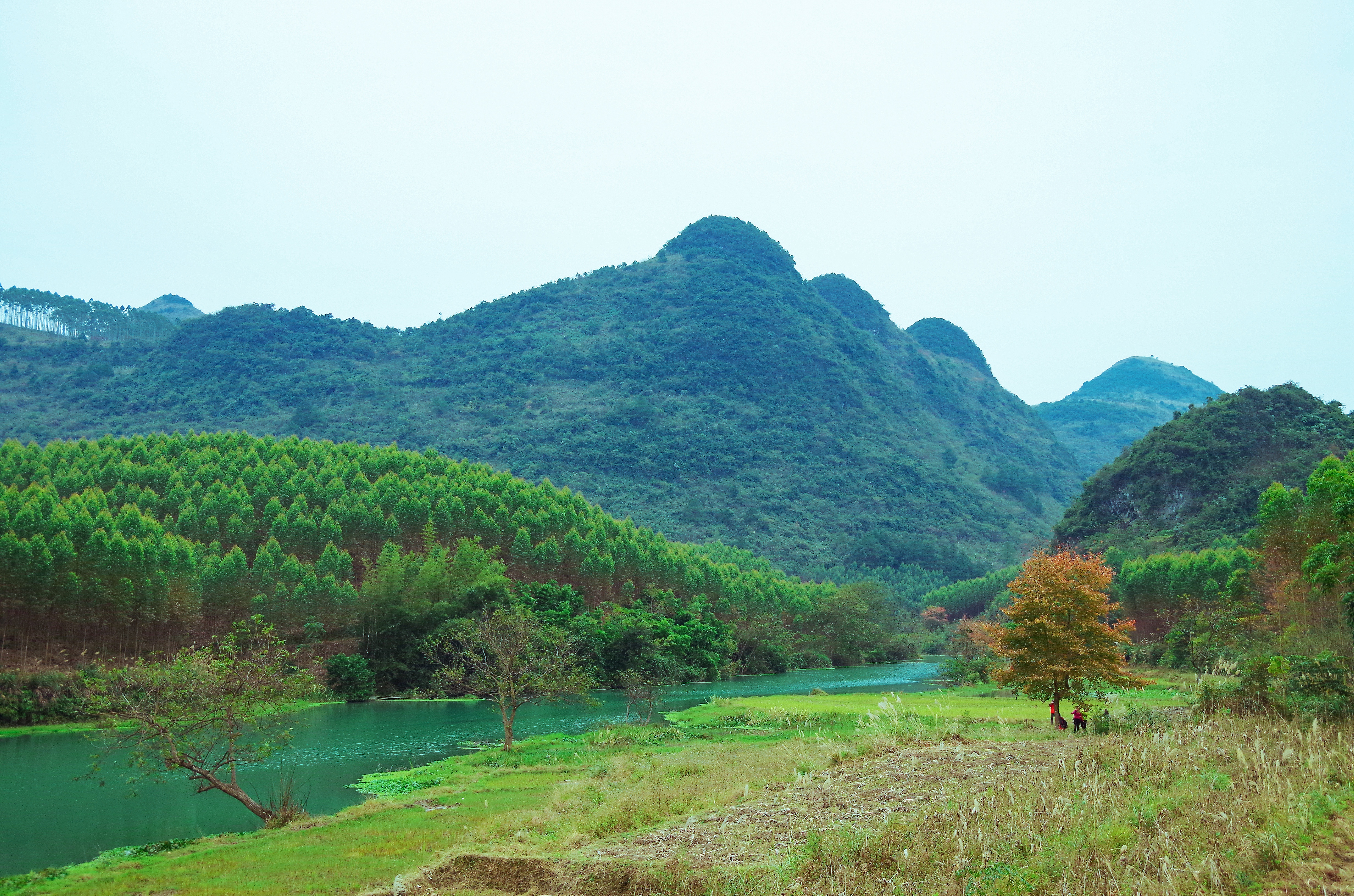柳州鹿鸣山小七孔,柳州自驾小七孔旅游攻略