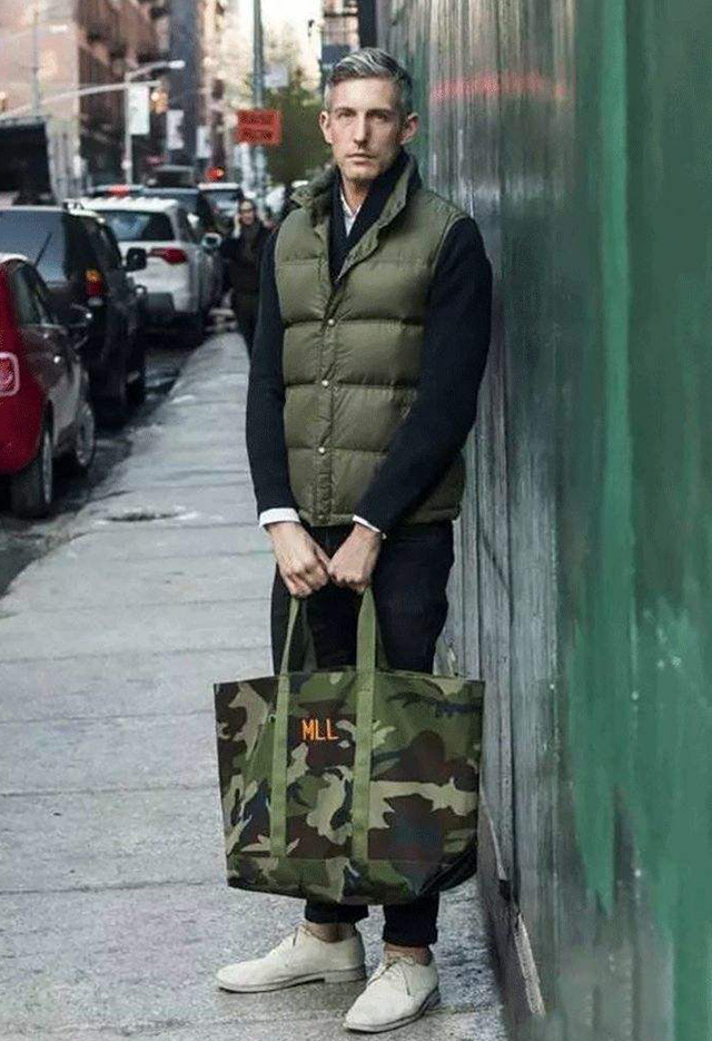 潮男羽绒背心,时尚羽绒背心马甲外套穿搭男士