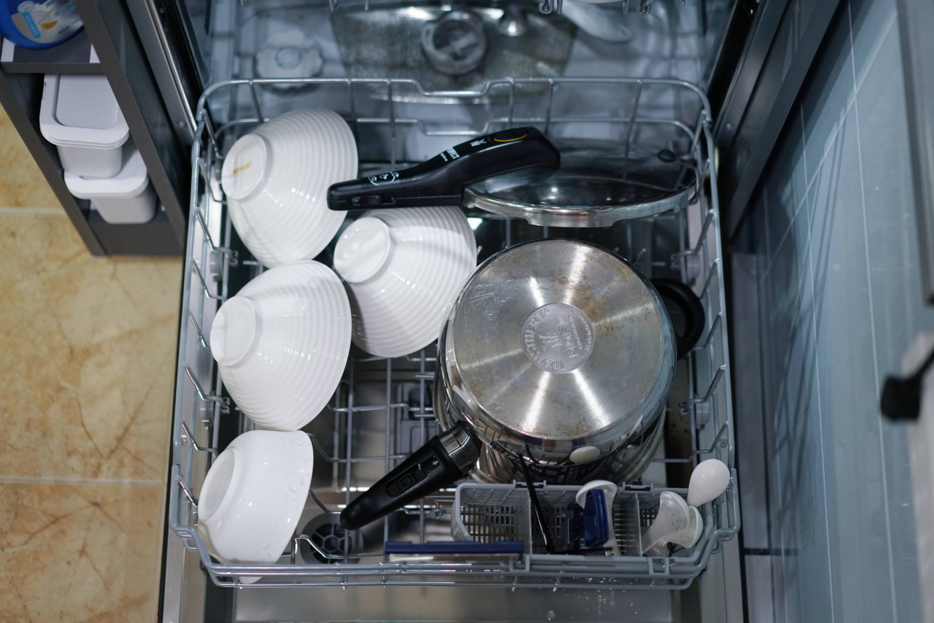 美的洗碗机p40-pro使用方法,美的p40洗碗机添加洗碗盐视频