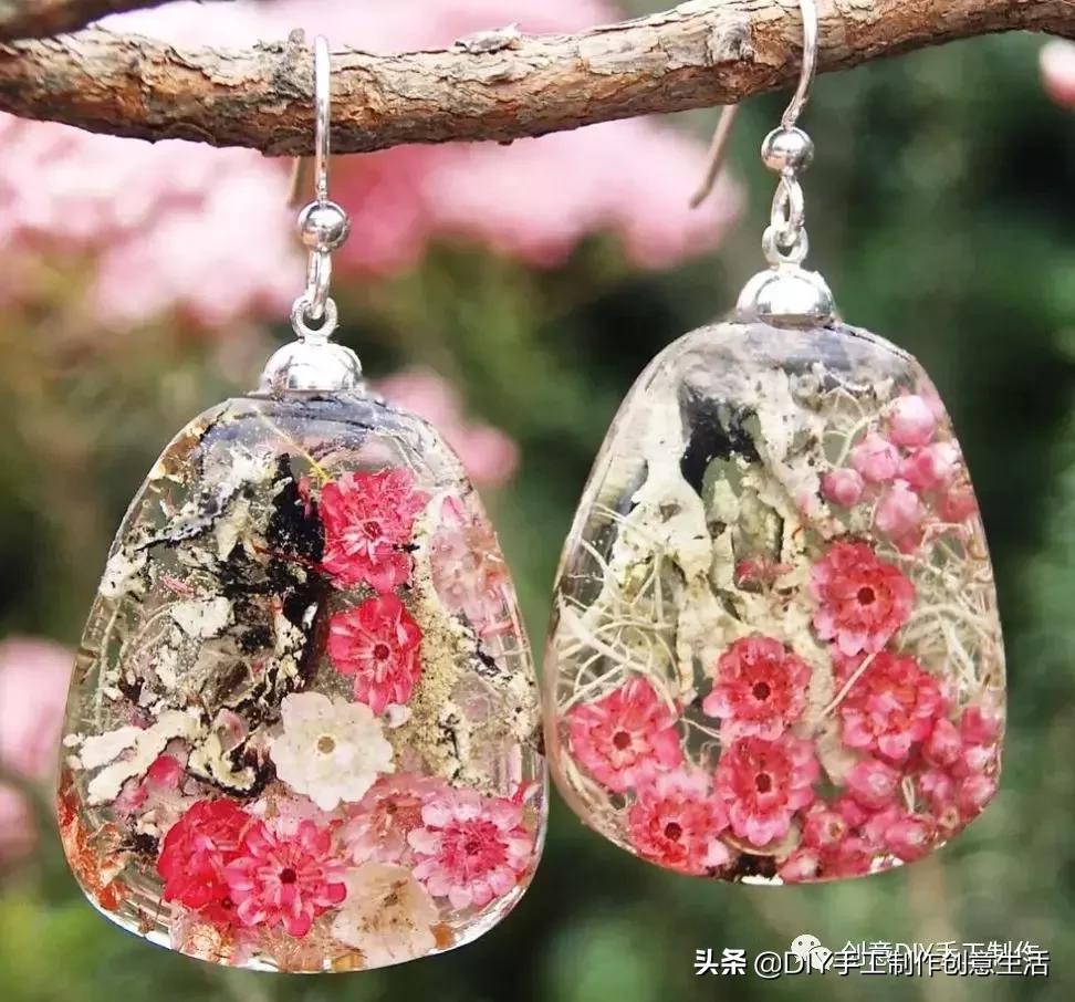 留住春天滴胶手工,怎么用真花做滴胶手工