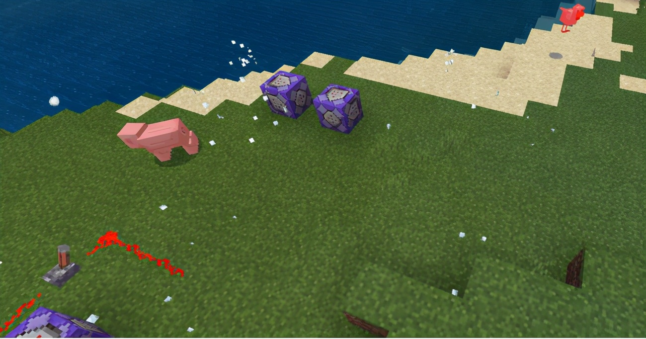 地狱九头猪？公鸡生雪蛋《我的世界》这两条指令造了什么出来？