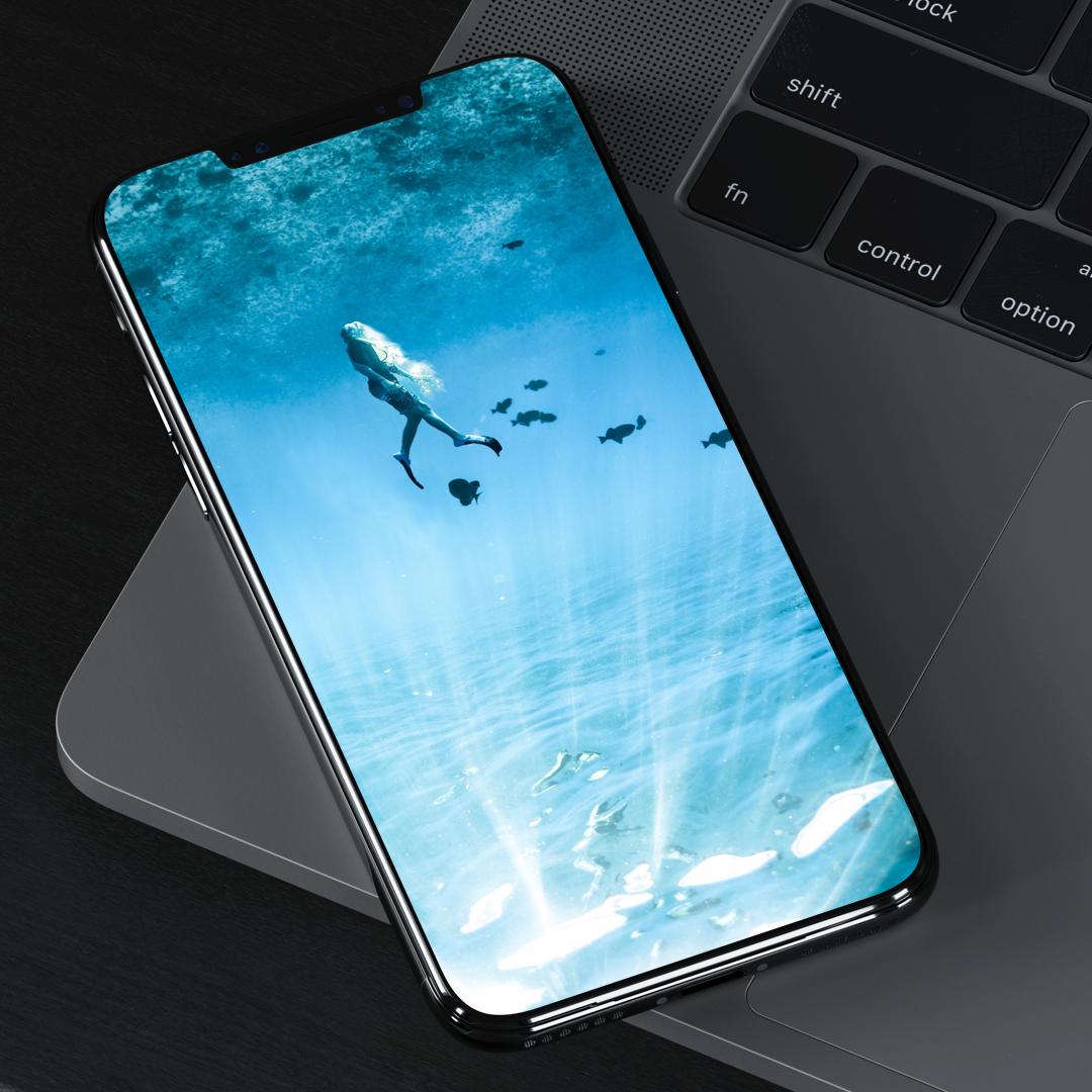 刘海屏手机壁纸苹果,iphone11桌面壁纸刘海屏