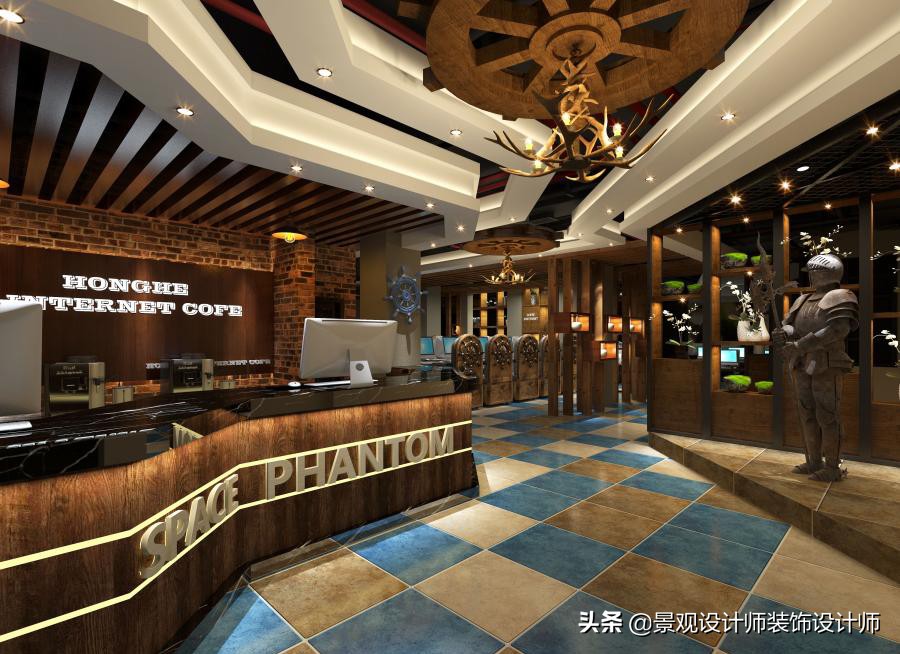 网咖设计效果图,网咖设计图哪找