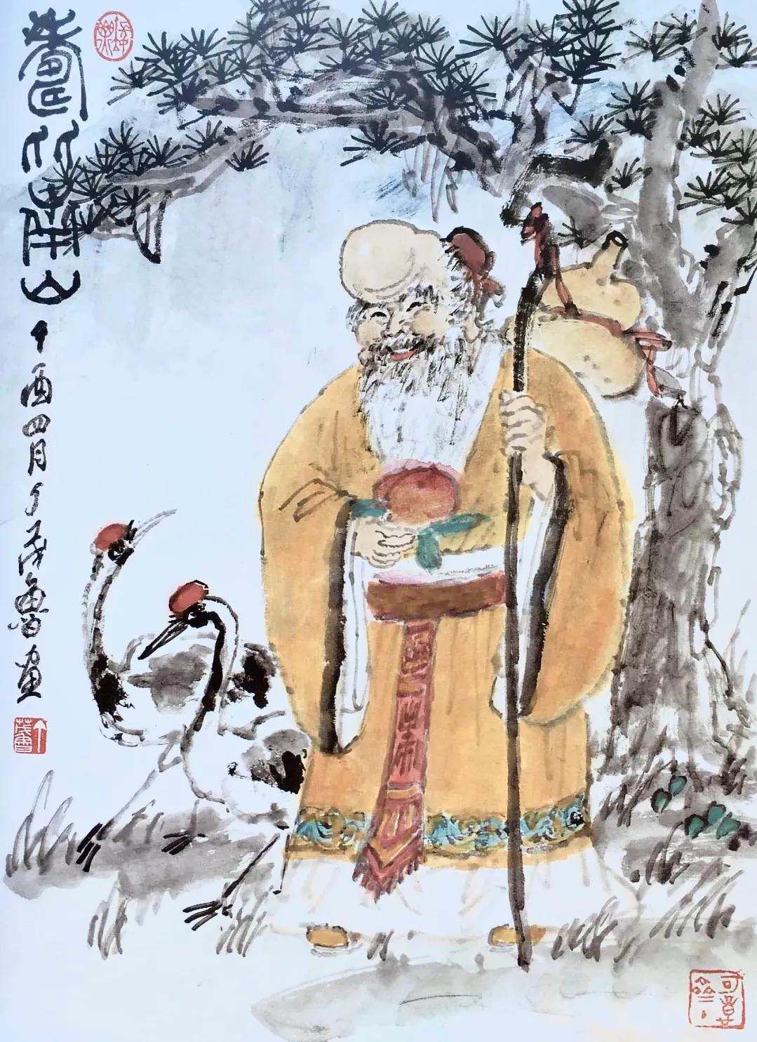 欣赏老画家水墨丹青,丁茂鲁书画作品欣赏