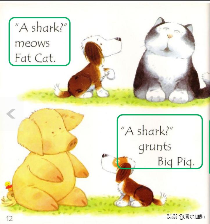 fishing自然拼读,1-2岁鲨鱼乐于助人的绘本故事