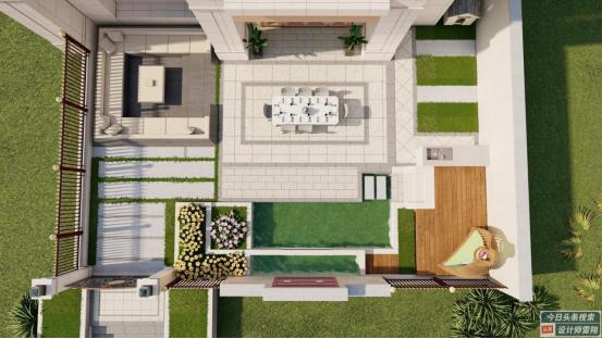 庭院设计庭院地面不会铺不用愁,有风水布局的庭院设计图片