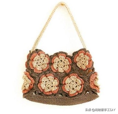 好看的毛线编织小包包,春天里的小包包