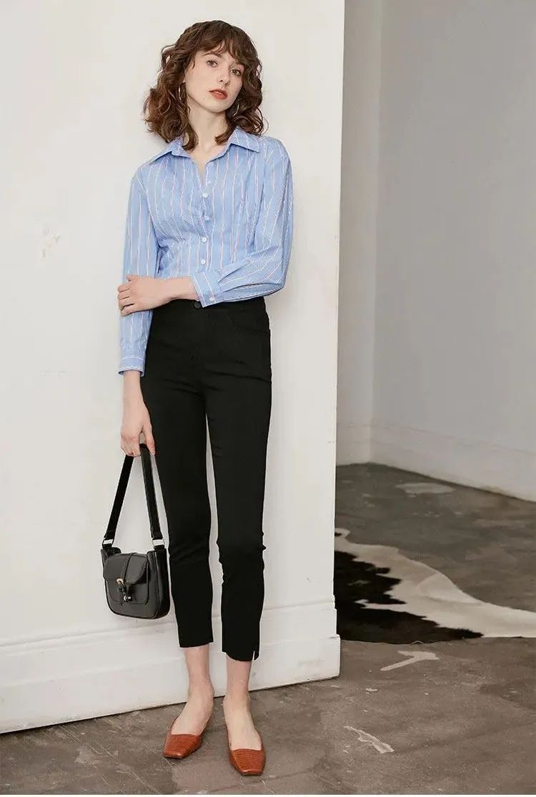 小白裤显瘦魔术裤,显瘦有弹性的魔术裤