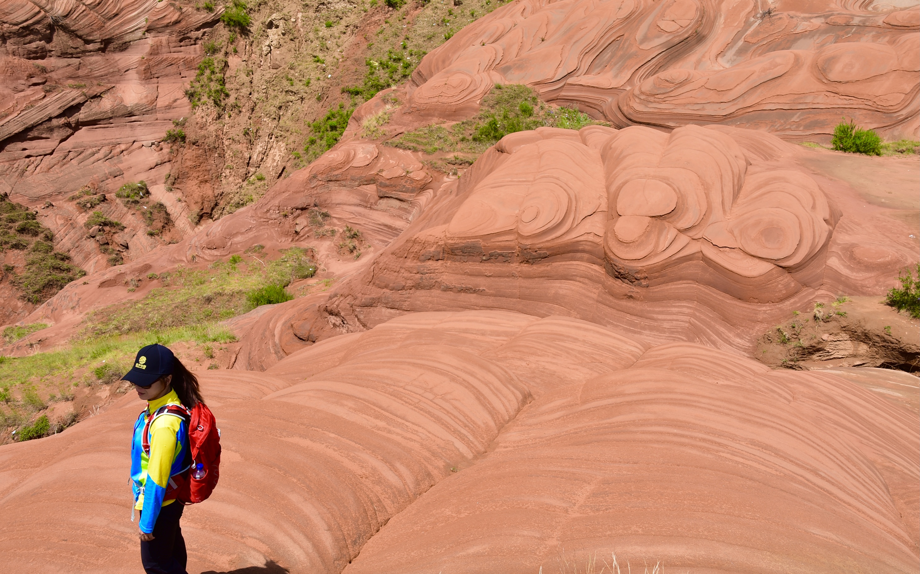 靖边波浪谷湖,靖边县波浪谷景区